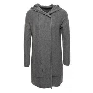 Princess Goes Hollywood Cashmere Wool Sweater•36/6•Gray Hooded Jacket Coat $448